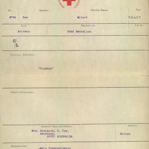 Soldier packet page