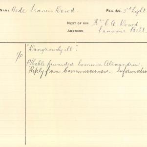 Soldier packet page