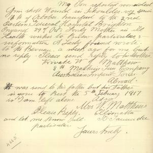 Soldier packet page