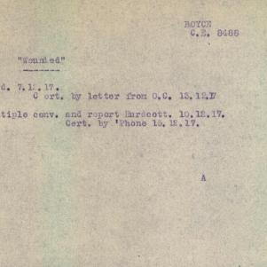 Soldier packet page
