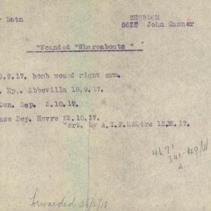 Soldier packet page
