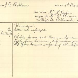 Soldier packet page