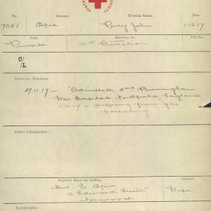 Soldier packet page