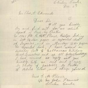 Soldier packet page