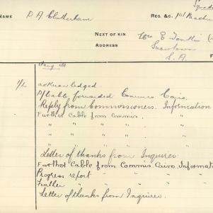 Soldier packet page