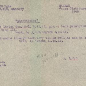 Soldier packet page