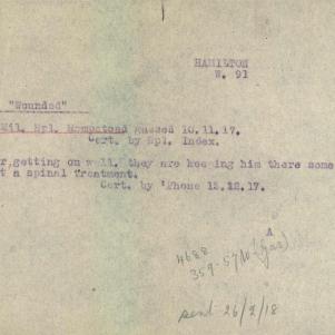 Soldier packet page