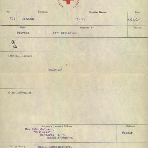 Soldier packet page