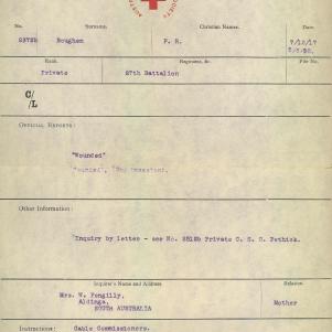 Soldier packet page