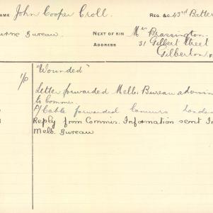 Soldier packet page