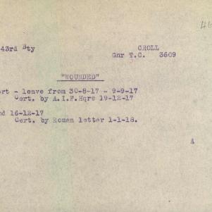 Soldier packet page