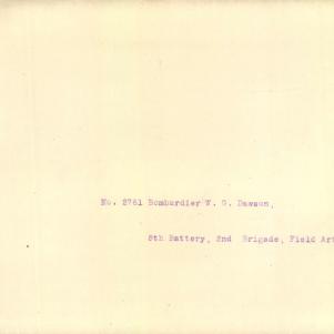 Soldier packet page