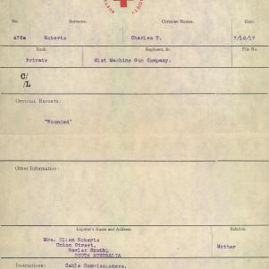 Soldier packet page