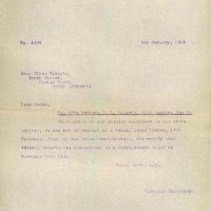 Soldier packet page