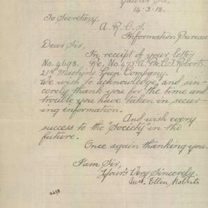 Soldier packet page