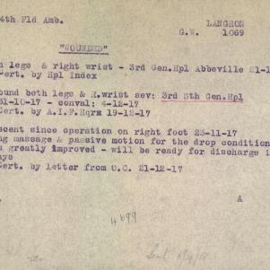 Soldier packet page