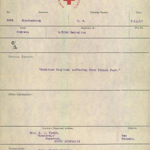 Soldier packet page