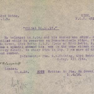 Soldier packet page