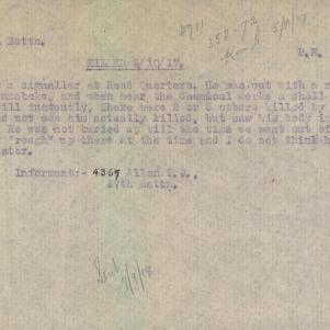 Soldier packet page