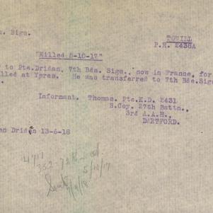 Soldier packet page