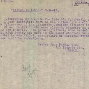 Soldier packet page