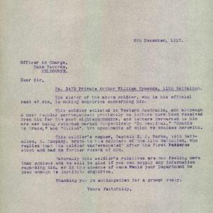Soldier packet page