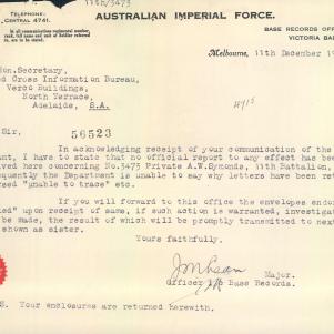 Soldier packet page