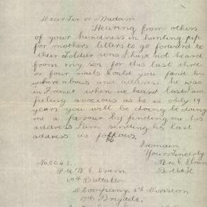 Soldier packet page
