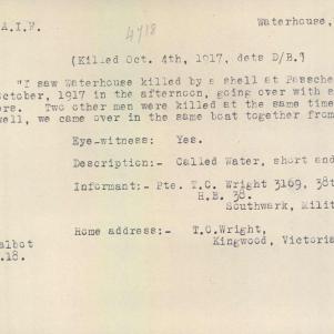 Soldier packet page