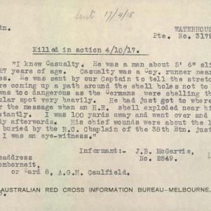Soldier packet page