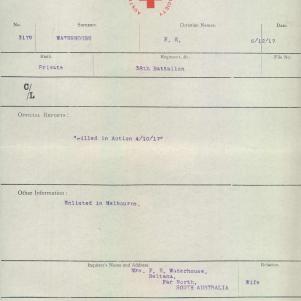 Soldier packet page