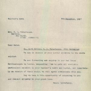 Soldier packet page