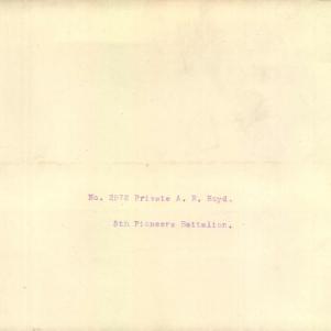 Soldier packet page
