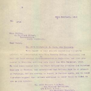 Soldier packet page