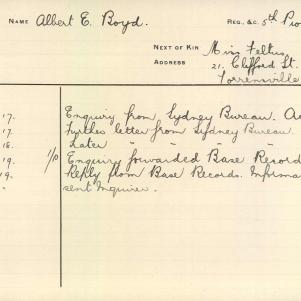 Soldier packet page