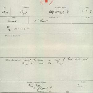 Soldier packet page