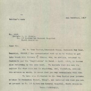 Soldier packet page
