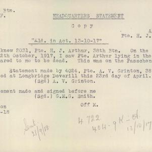 Soldier packet page