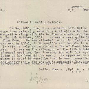 Soldier packet page