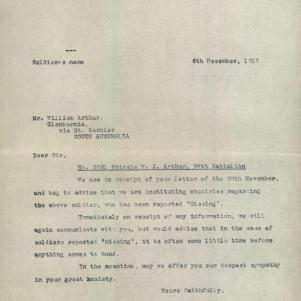 Soldier packet page
