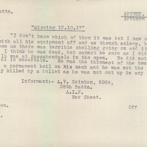 Soldier packet page
