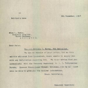 Soldier packet page