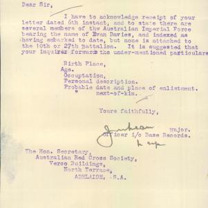 Soldier packet page