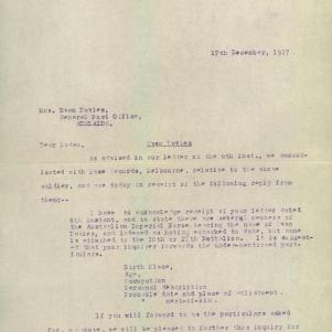 Soldier packet page