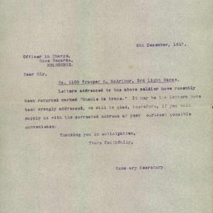 Soldier packet page