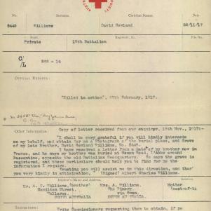 Soldier packet page