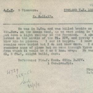 Soldier packet page