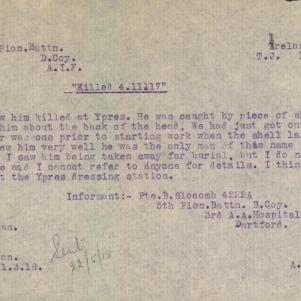 Soldier packet page