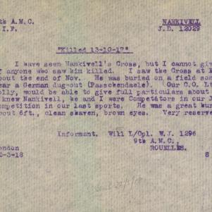 Soldier packet page