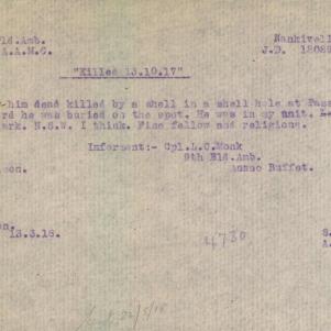Soldier packet page